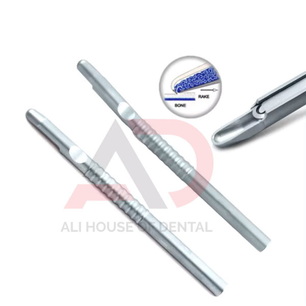 Dental Implant Bone Scraper Grafting Bone Harvesting Straight Surgery Instrument