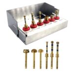 Dental Lateral Approach Drill Kit Sinus Lift Membrane Diamond Coated Burs